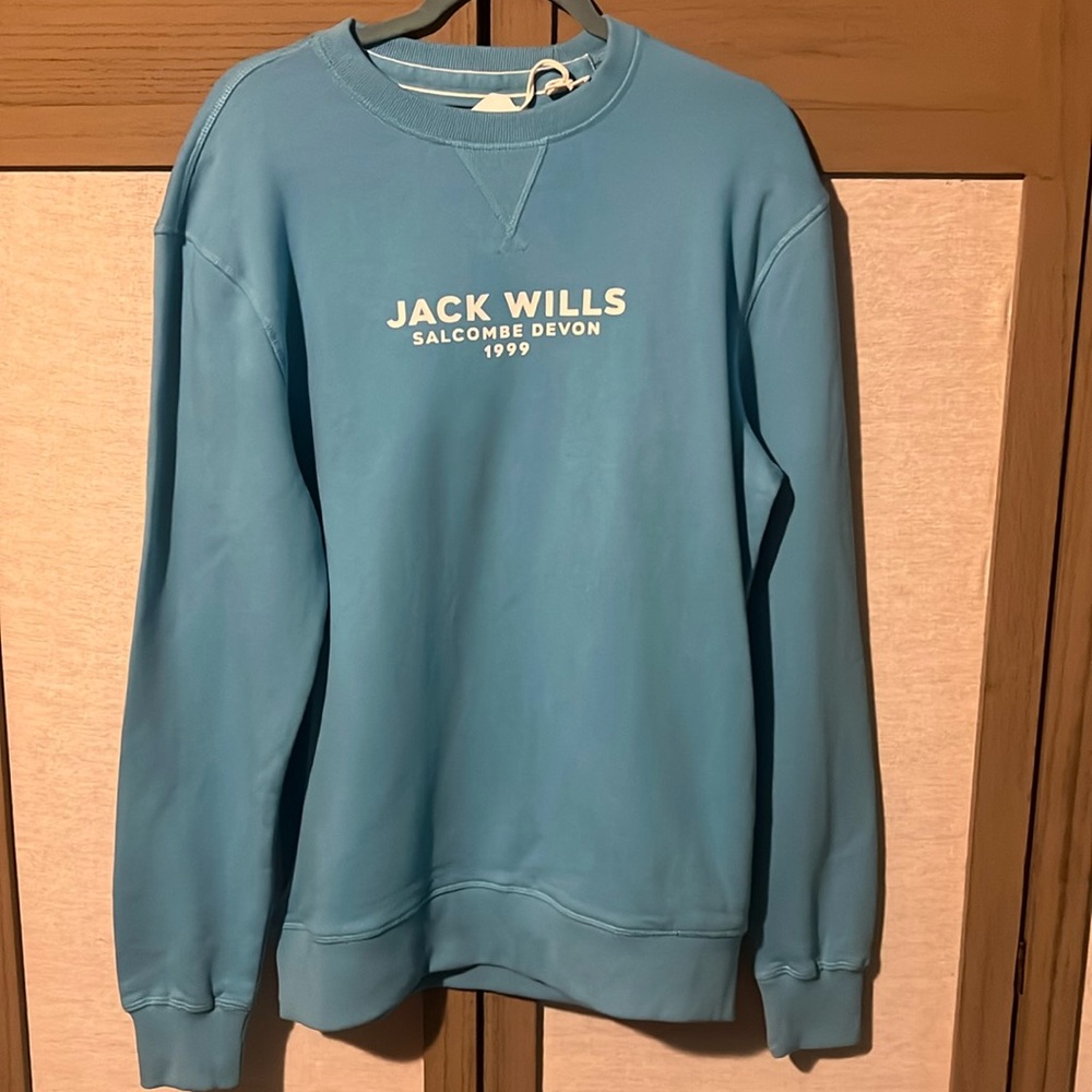 Jack Wills Crewneck blue Sweatshirt size small